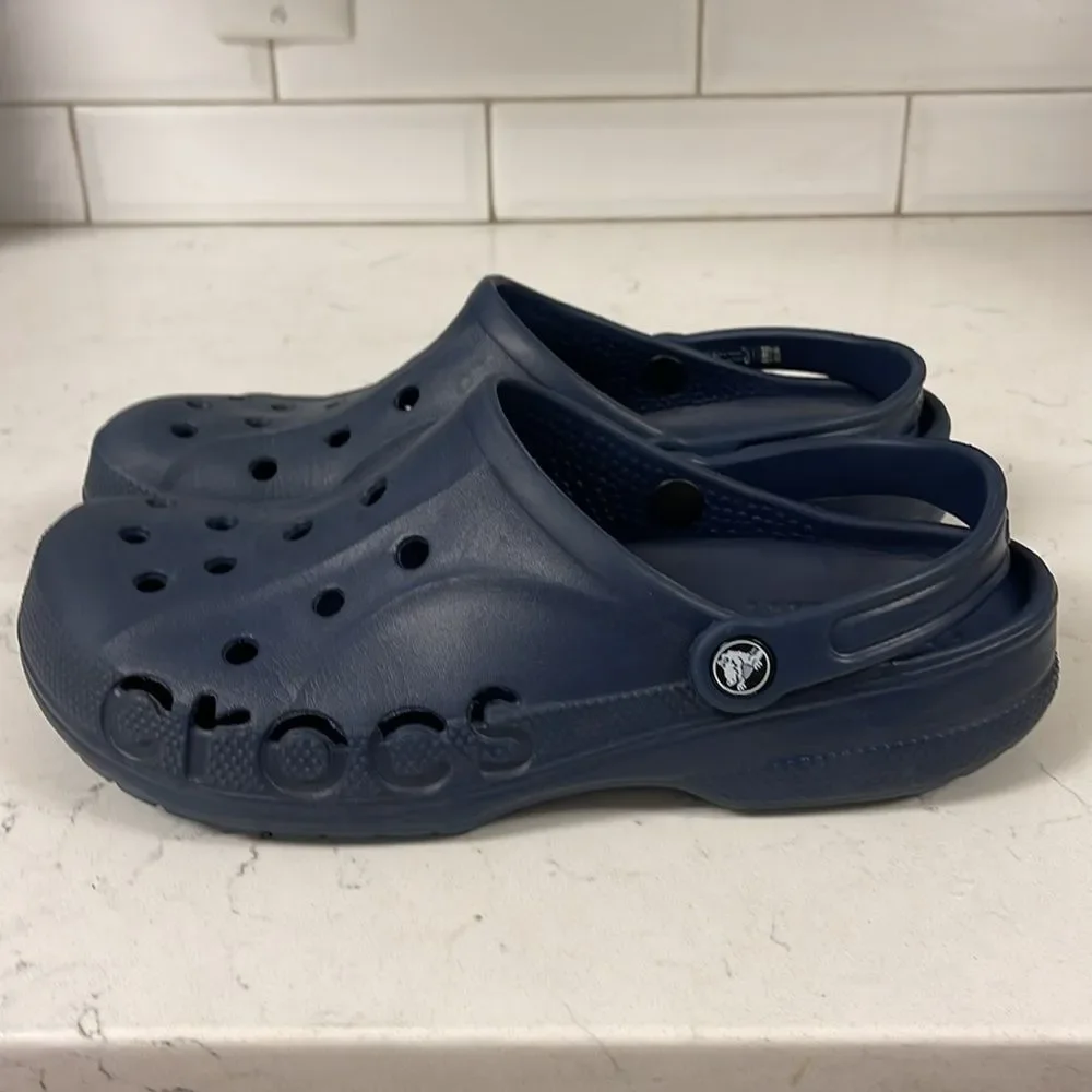 Crocs Baya Clog Navy Blue 10126 Size 10 Mens Unisex